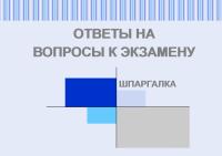 Шпаргалка (ответы на экзаменационные вопросы) по экономической теории