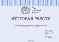 Итоговая работа по профессиональной переподготовки «MINI-MBA Professional» (Бизнес-школа "Sity Business School"). Тема: Разработка стратегии продаж сервисных услуг медицинского оборудования в компании ООО «АрПи Канон Медикал Системз»
